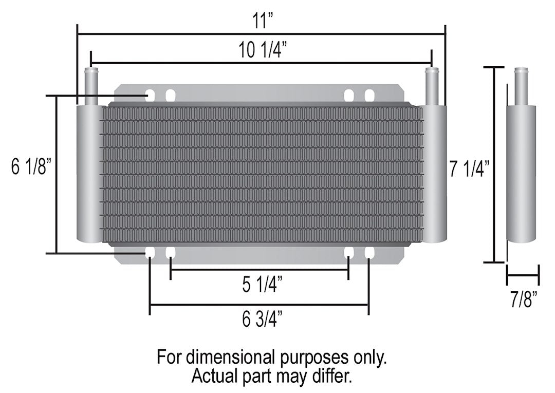 Derale 13502 Series 8000 13-Row Automatic Transmission Cooler - image 2