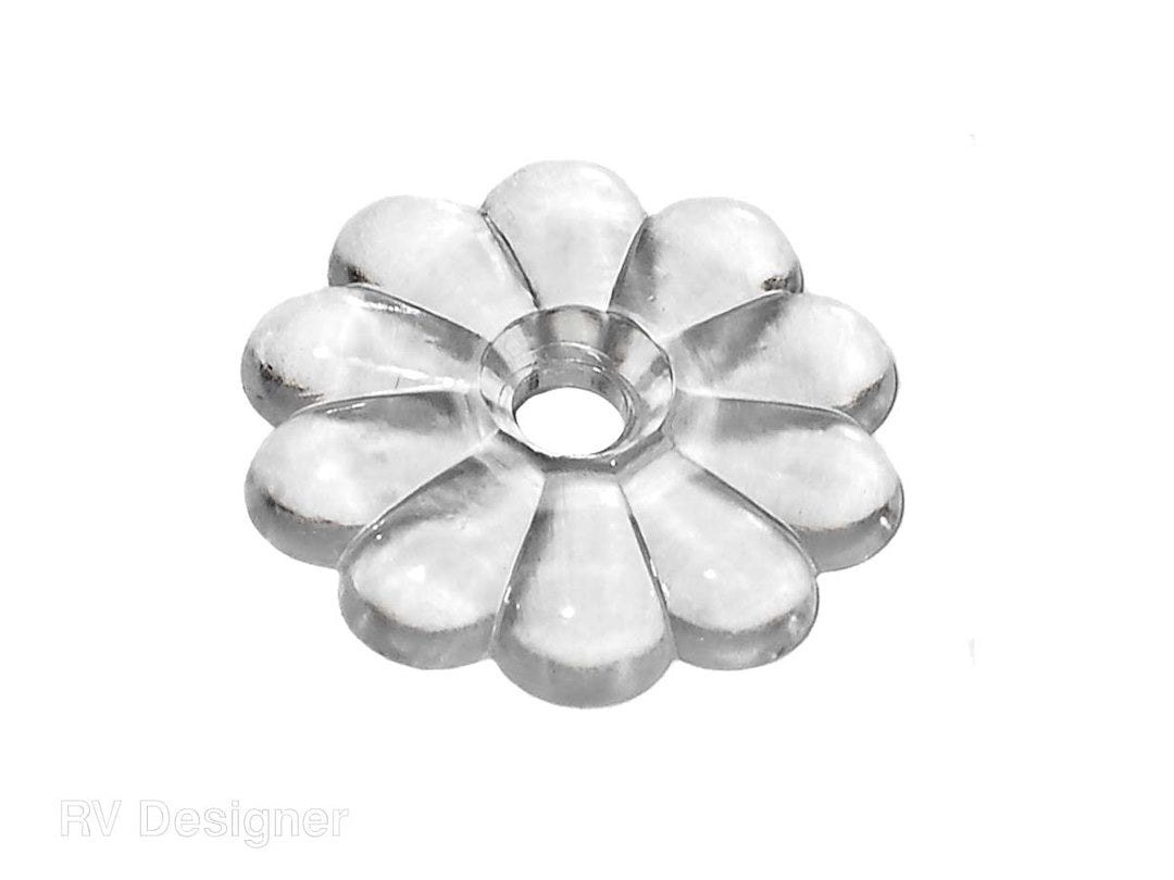 RV Designer Screw Rosettes (H611) – Material: Plastic