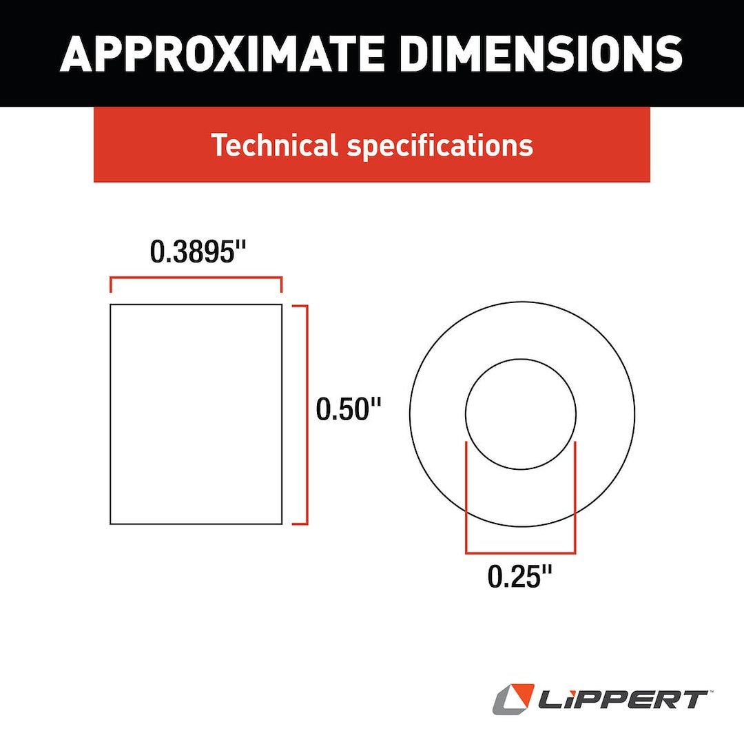 Lippert Components 128958 Entry Step Motor Spacer - image 2