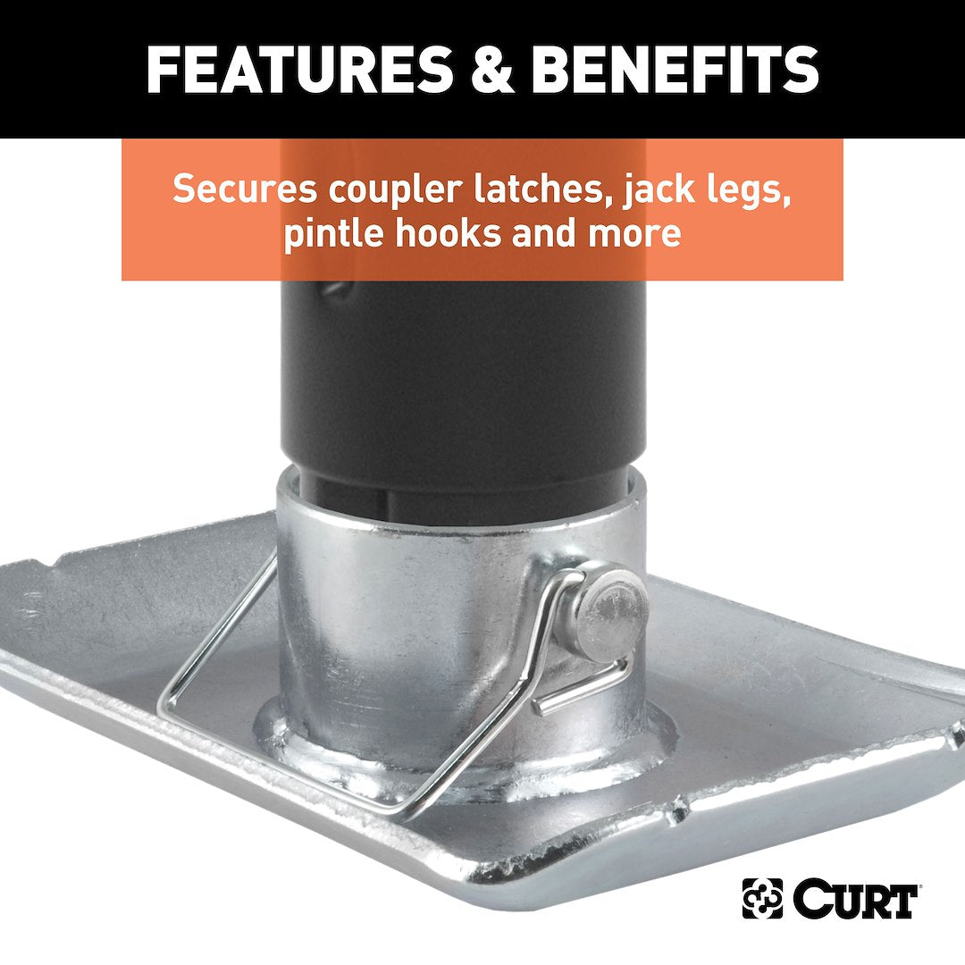 CURT Trailer Coupler Safety Pin Clip (28278) – Length (In): 2-3/4 Inch