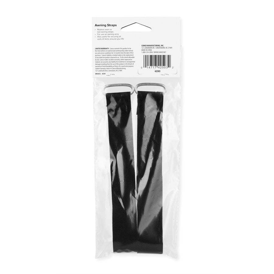 Camco Awning Arm Safety Strap (42503) – Length (In): 12 Inch