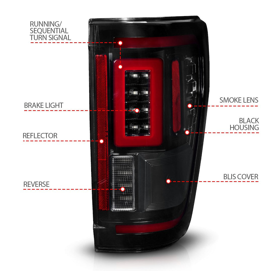 ANZO USA Uses OEM Sockets And Wiring OEM LED Tail Light Assembly 311474 - image 3