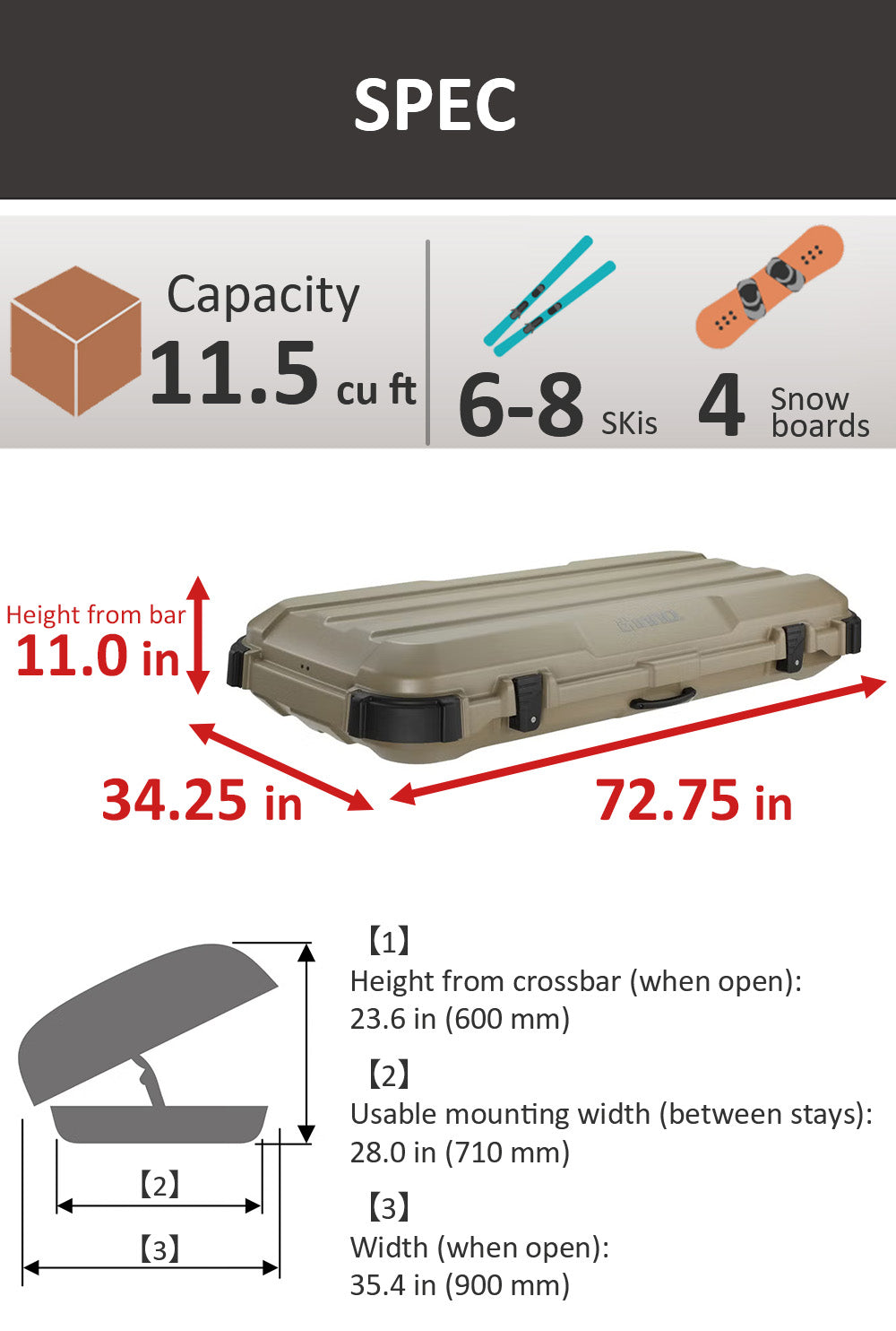 Inno Racks BRM720BG Cargo Carrier