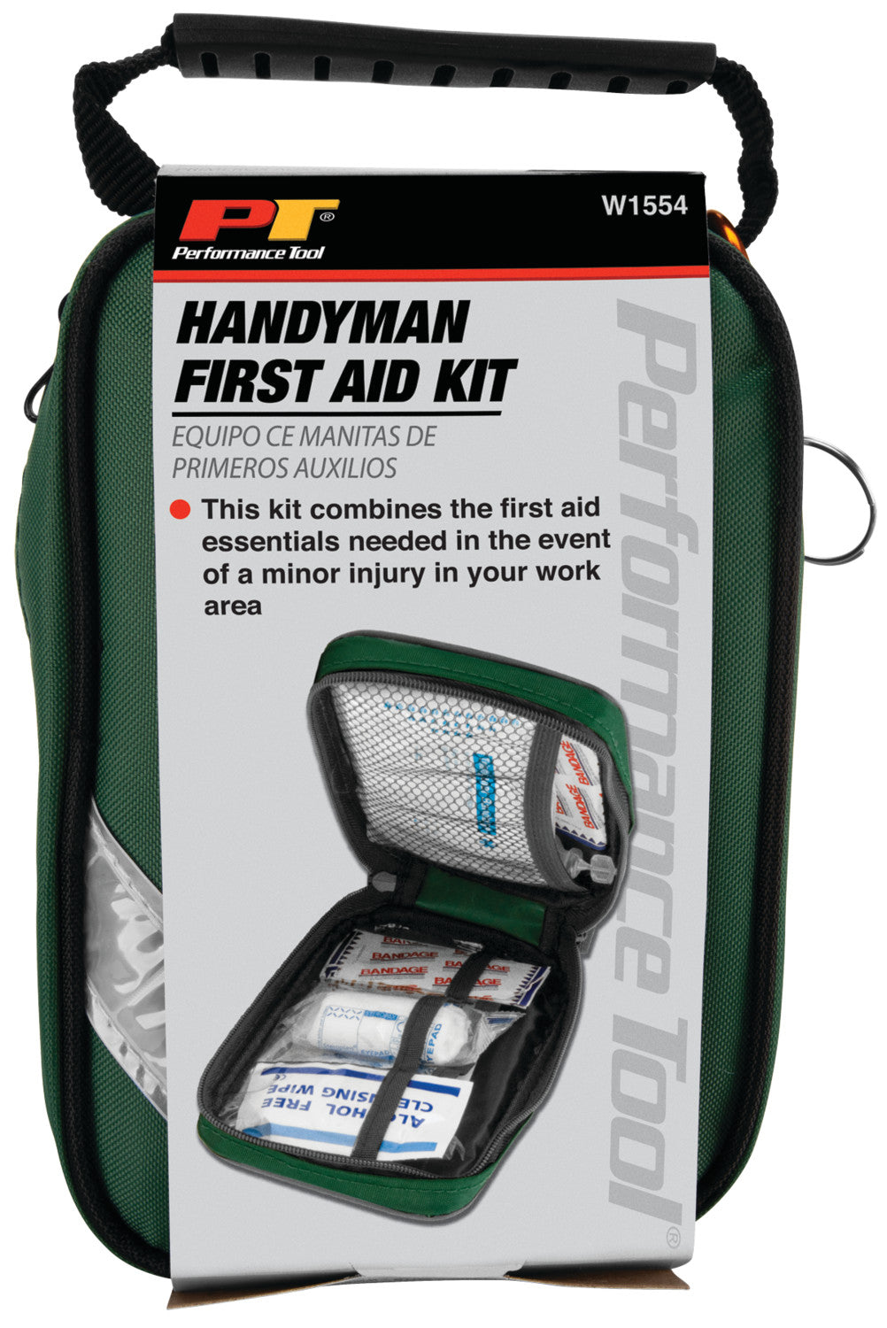 Performance Tool First Aid Kit (W1554) – Case Material: Nylon