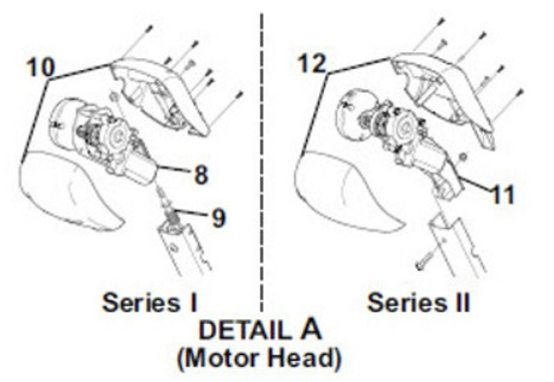 Carefree Rv R001326wht Awning Motor - image 2