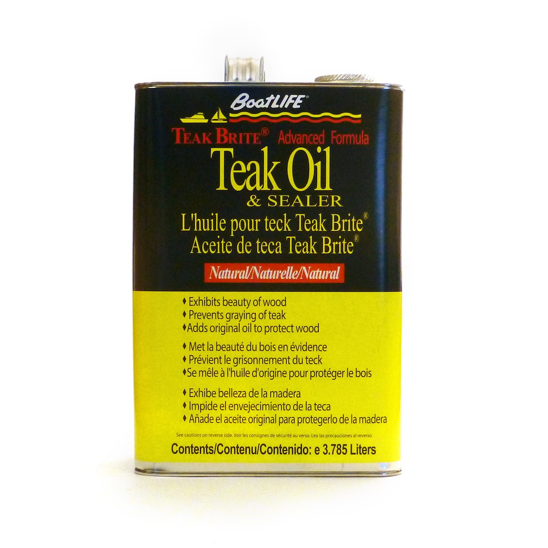 BoatLife 1089 Natural Teak Oil Sealer, 128 fl oz