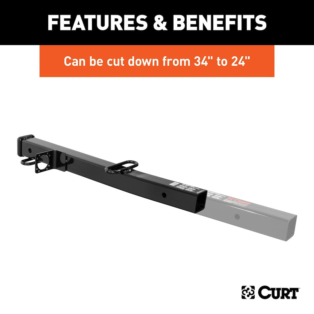 Curt 45048 Trailer Hitch Receiver Tube Adapter - image 5