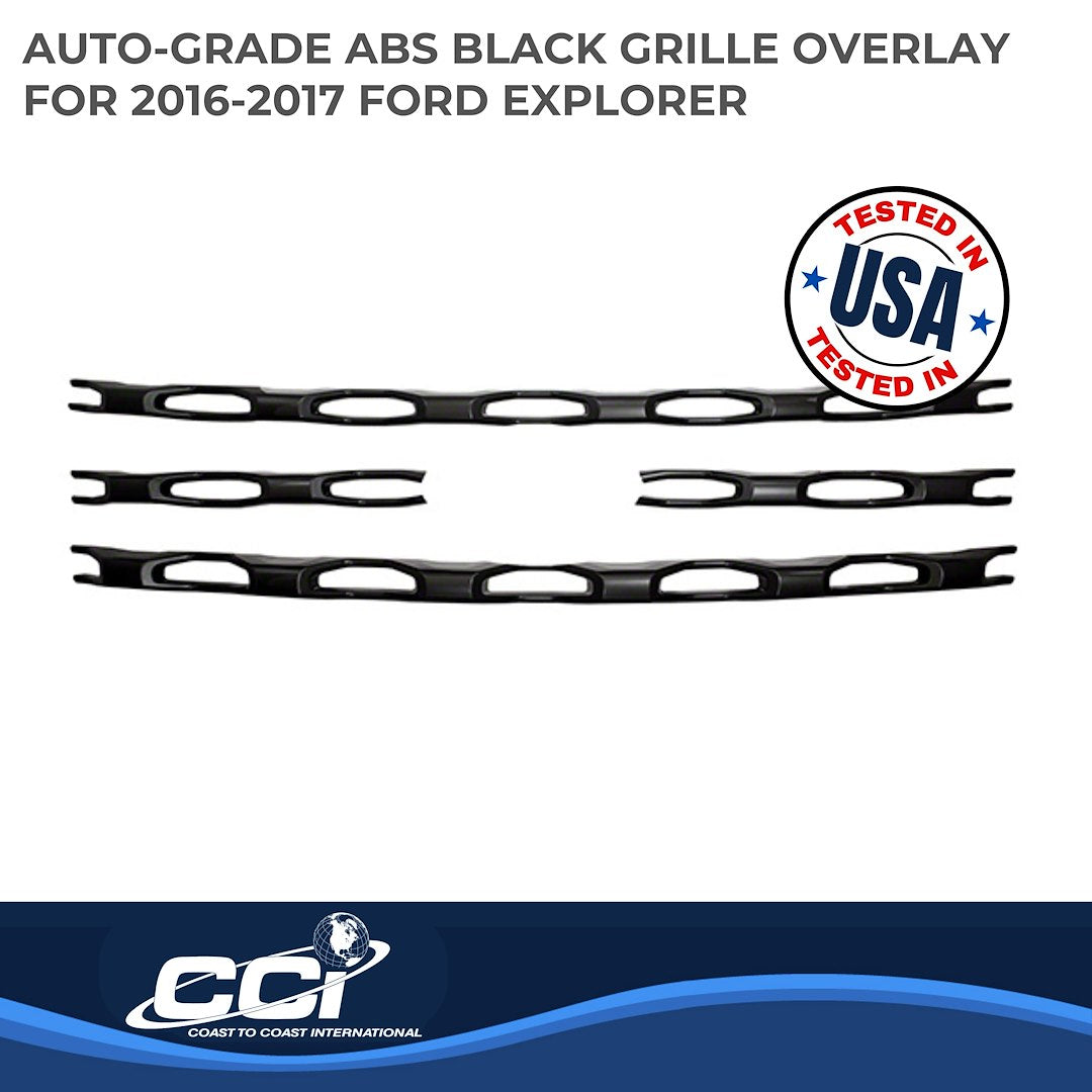 Coast To Coast GI139BLK Black Explorer Grille Overlay - image 2