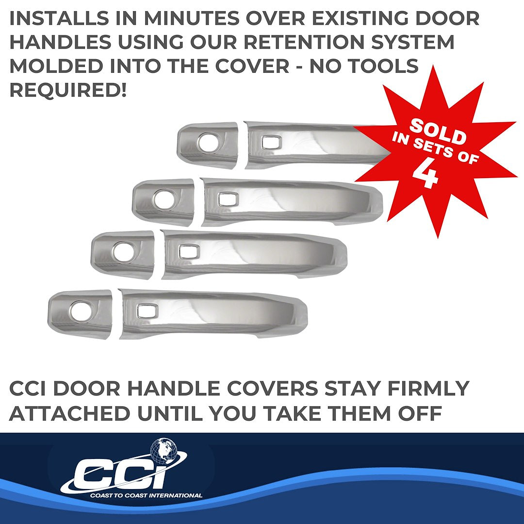 Coast To Coast DH68588S Chrome Truck Smart-Key Covers - image 3
