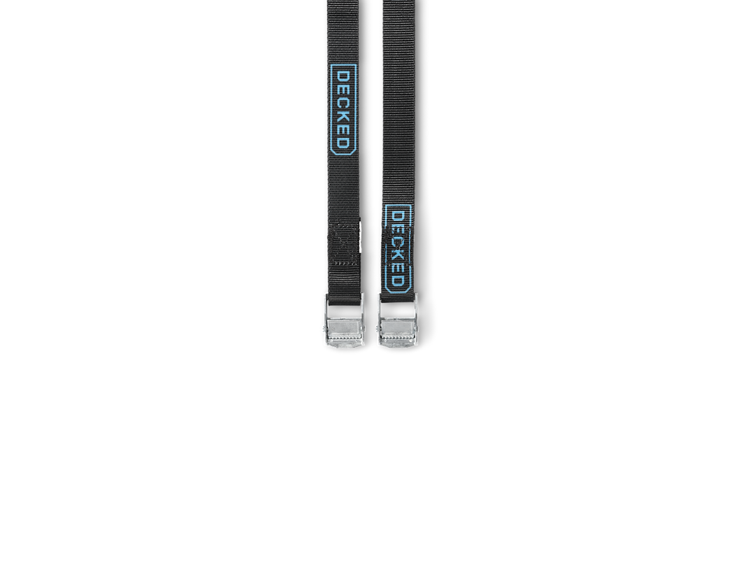 Decked A0089-Cstp-Blk Black Rafting Cam Strap