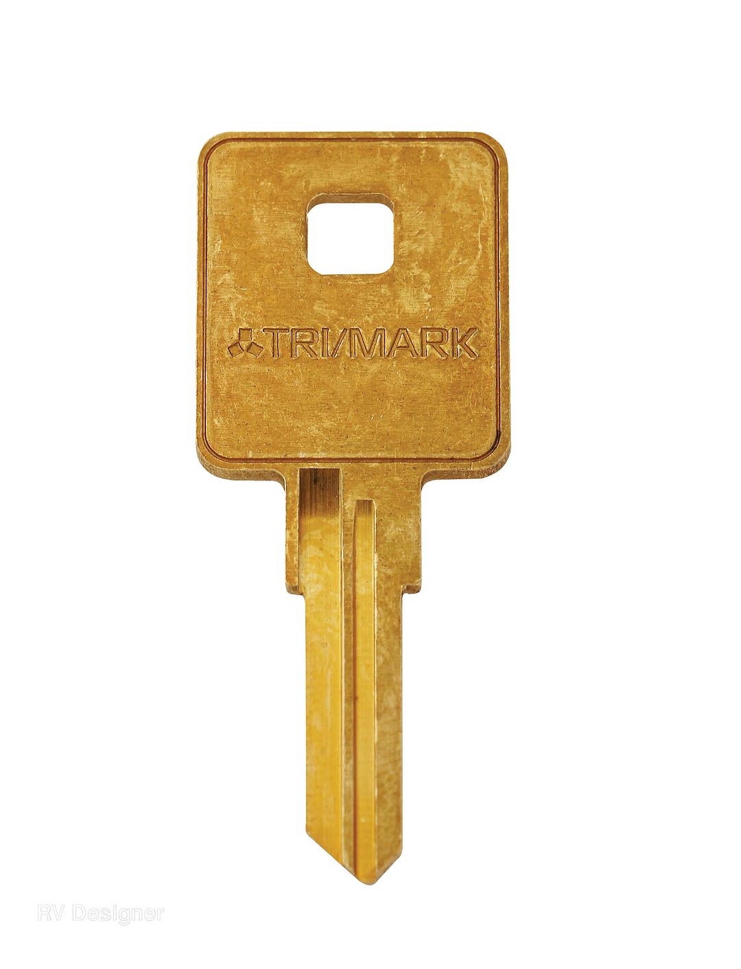 RV Designer Switch Blade Blank Key Trimark Logo Key (T650)
