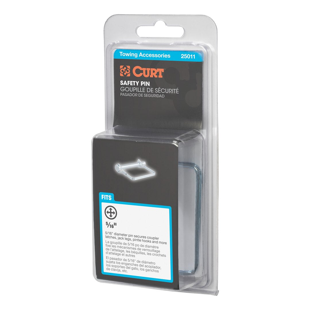 CURT Trailer Coupler Safety Pin Clip (25011) – Length (In): 3 Inch