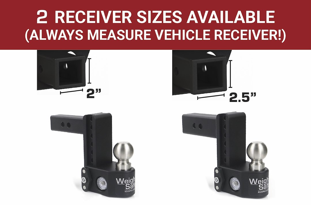 Weigh Safe Sws8-2.5-Ka Trailer Hitch Ball Mount - image 4
