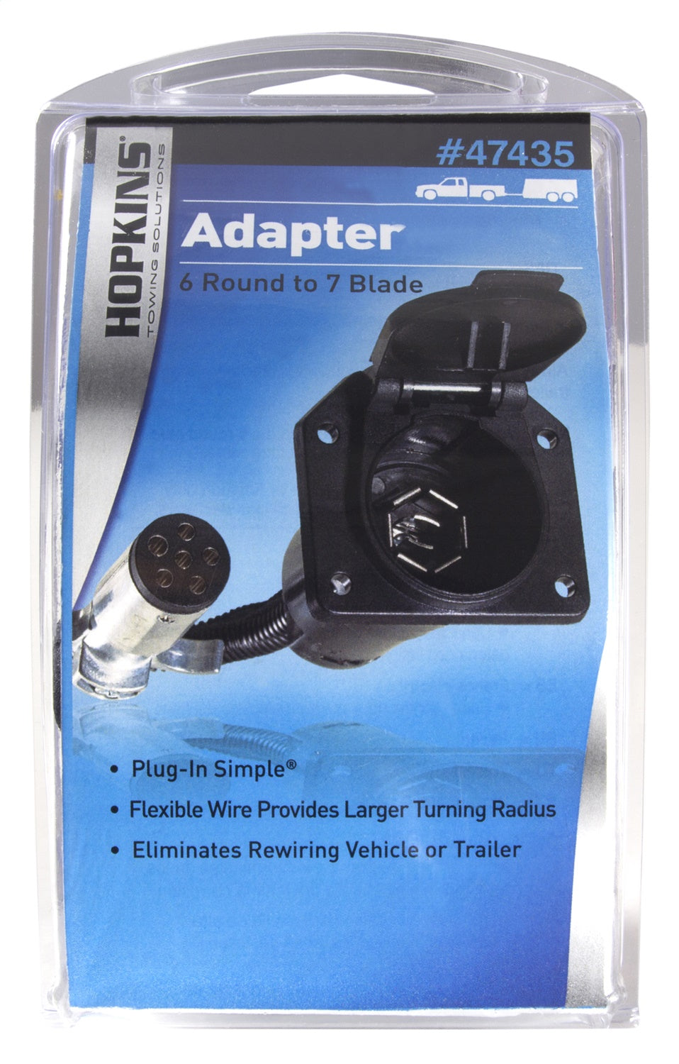 Hopkins Mfg 47435b Trailer Wiring Connector Adapter - image 4