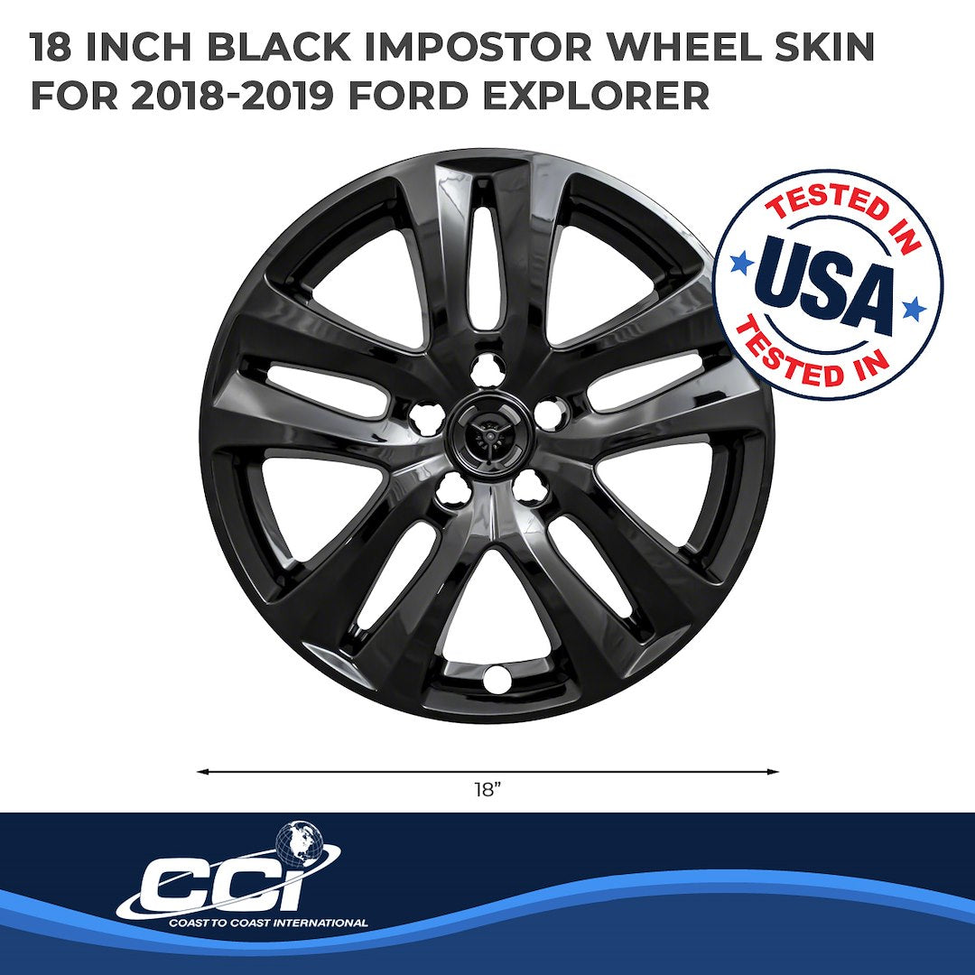 Coast To Coast IMP441BLK Black Explorer Impostor Wheel Skins - image 3