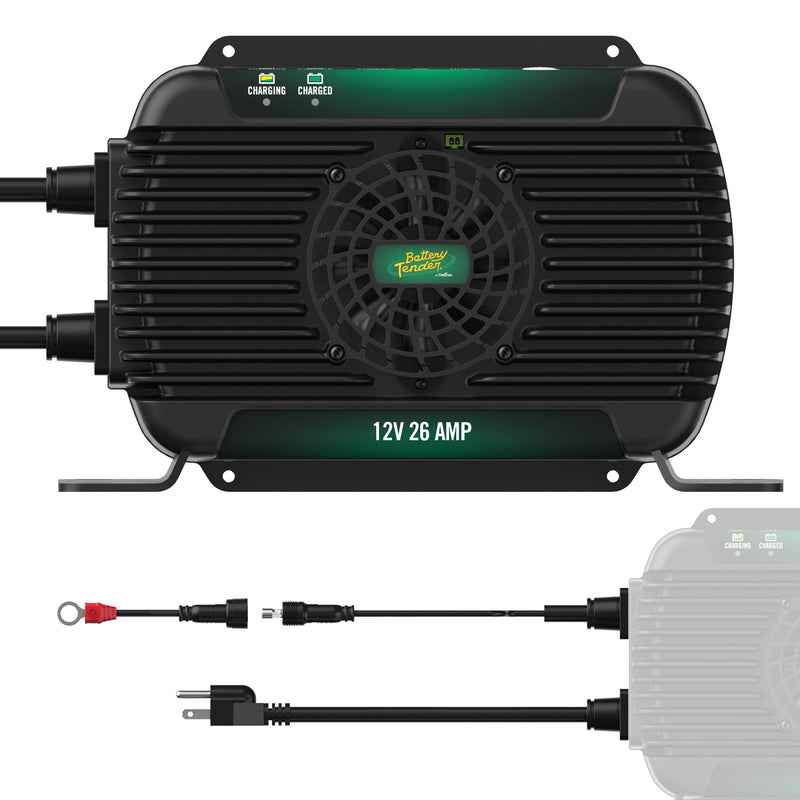 Battery Tender Power+Plus 12 Volt 26 Amp Battery Charger 022-2011-DL-WH