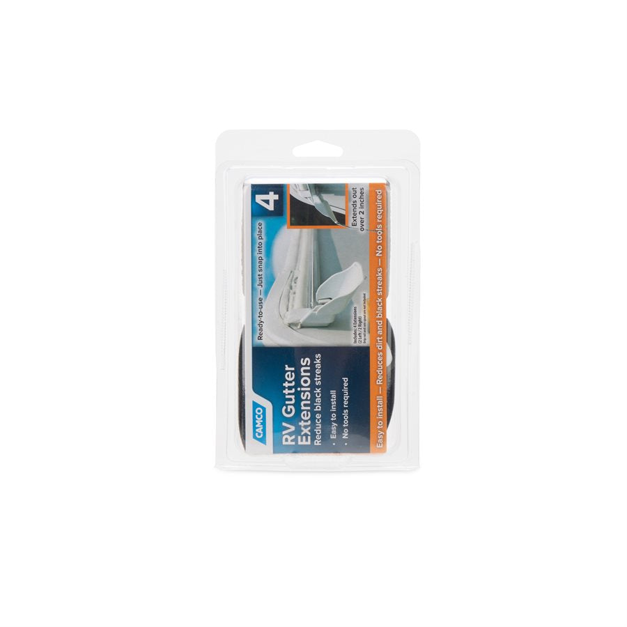 Camco Drip Rail Gutter Spout (42123) – Material: Plastic