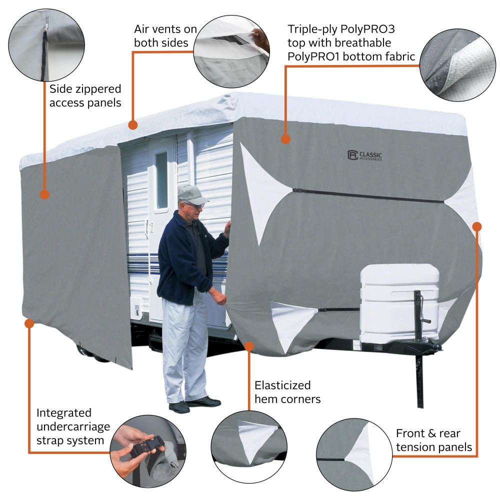 Classic Accessories 73263 Travel Trailer Cover - image 6