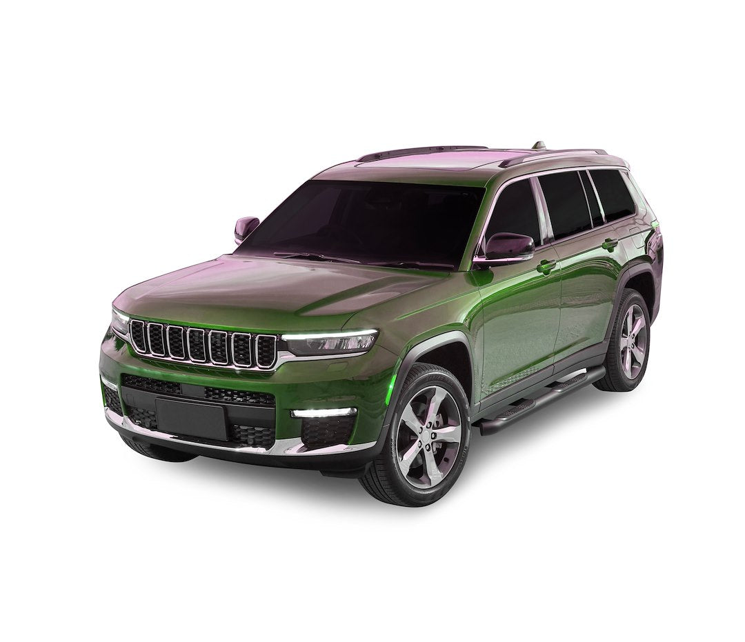 Black Horse Offroad With Surface Steps Round Nerf Bar 9B080205A - image 3