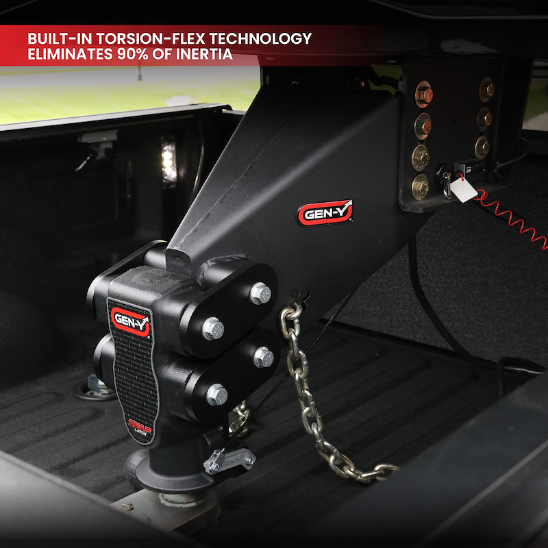 Gen-Y Hitch EXECUTIVE Torsion-Flex Gooseneck Coupler 30K – GH-8076AL-BRK-BK