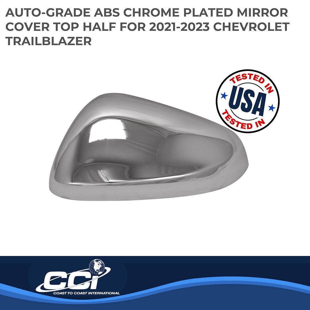 Coast To Coast MC67549 Trailblazer Chrome Mirror Tops - image 2