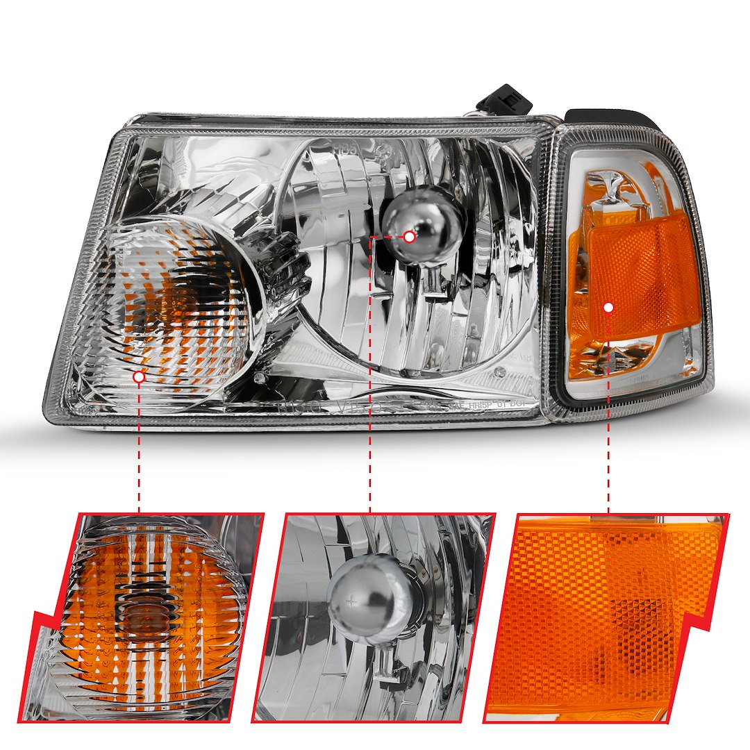 ANZO USA Projector Beam Halogen Sealed Beam Headlight Assembly 111484 - image 1