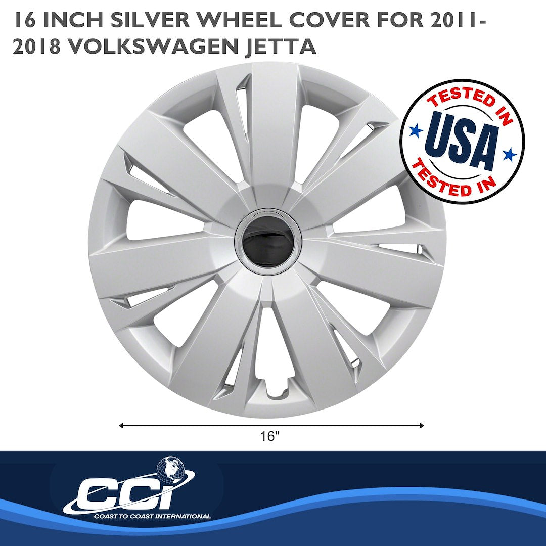 Coast To Coast 53716S Jetta Silver 7-Spoke Covers - image 3