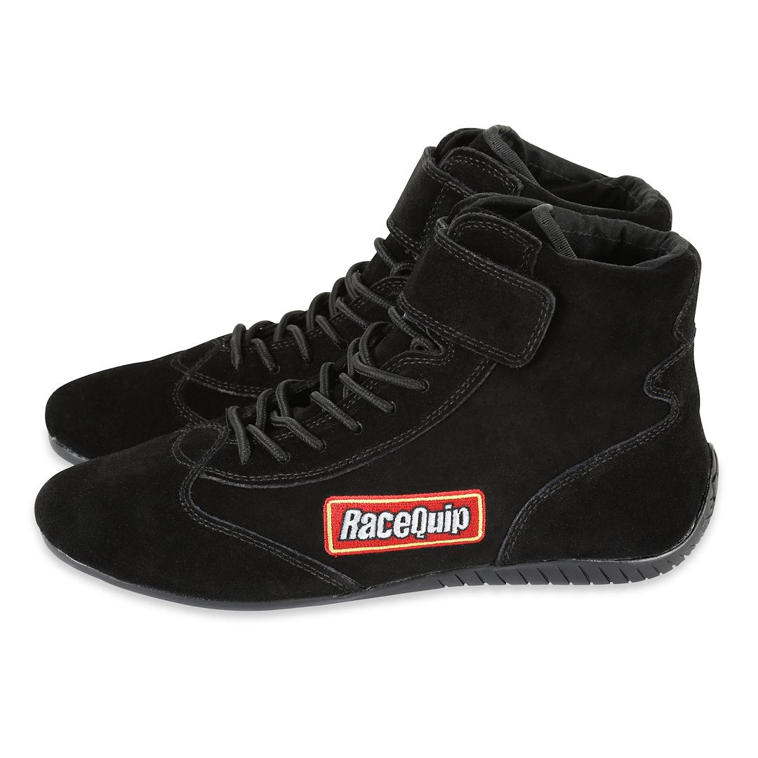 Racequip 30300100 Black Racing Shoe, Size 10.0
