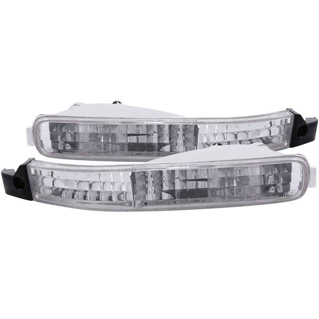 ANZO USA 511007 Chrome Euro Lights for Honda Accord 1990–1991