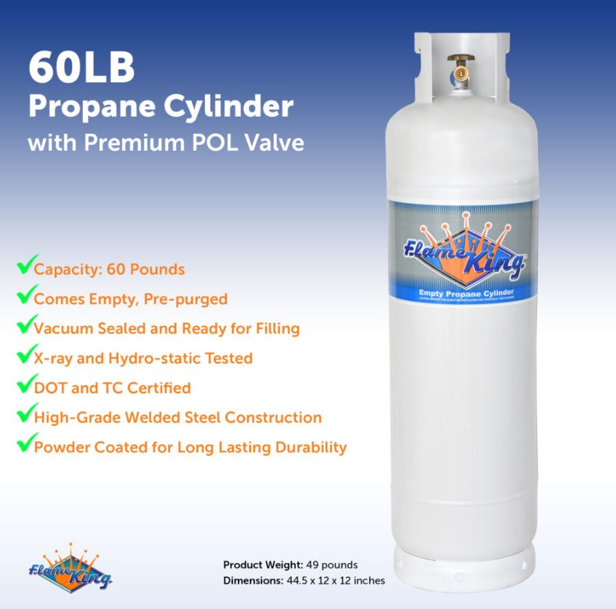 Flame King Ysn60lb Propane Tank - image 4