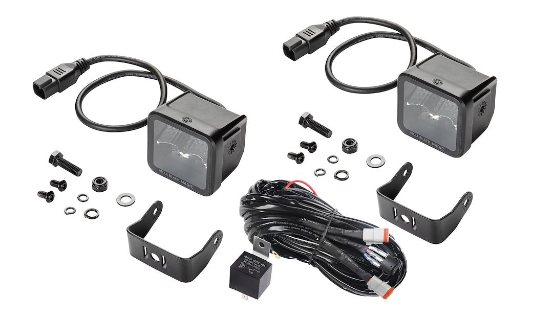 Hella 358176801 Black Magic 20W LED Cube Light Kit