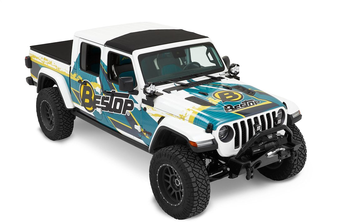 Bestop Sunrider Soft Top Black Twill 52454-17 - image 2