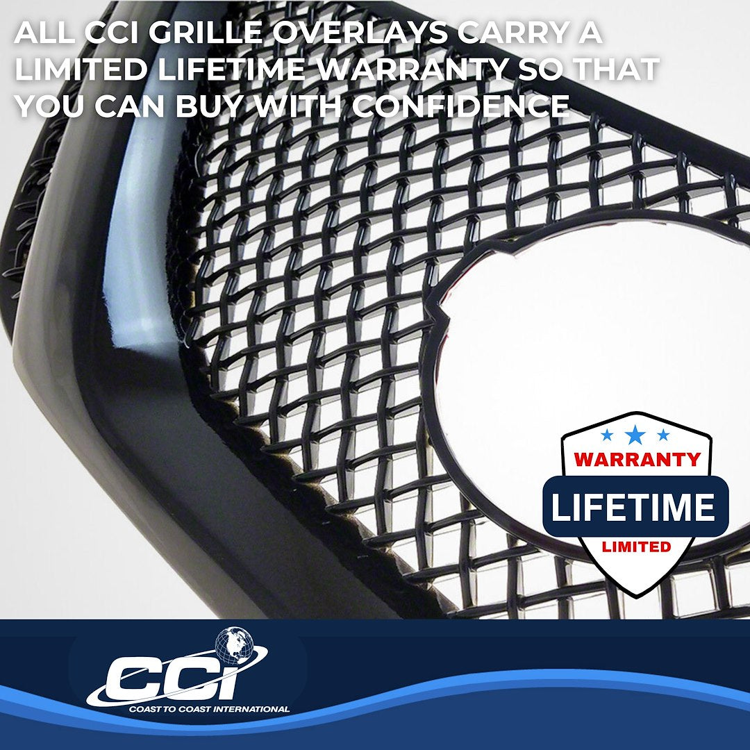 Coast To Coast GI466BLK Sentra Black Mesh Grille Overlay - image 3