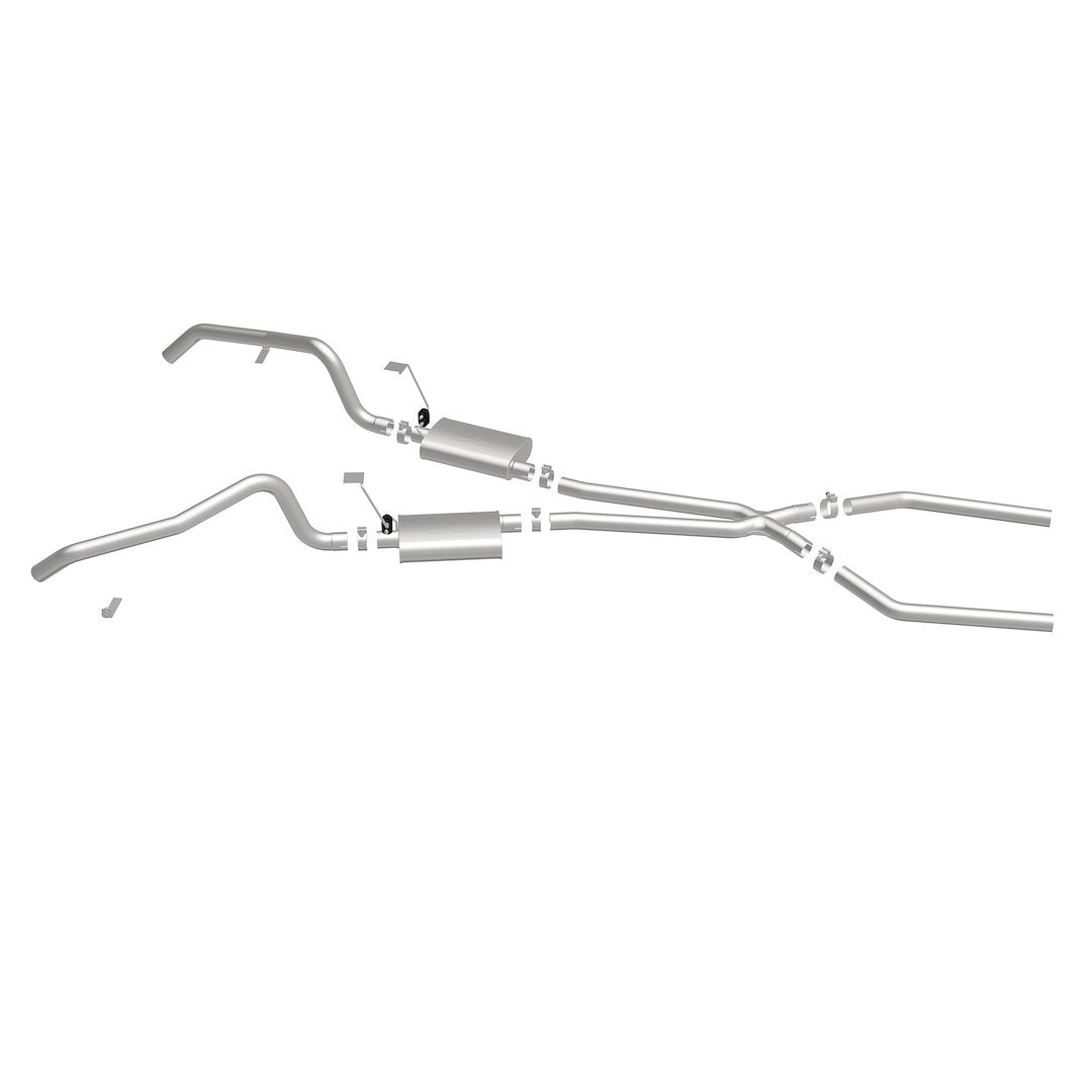MagnaFlow 15896 Dual Crossmember-Back Exhaust Kit with Tru-X