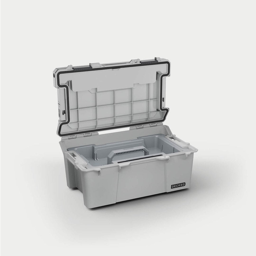 Decked A0010-SIXR-GRY Sixer 16 Cool Gray Cargo Organizer