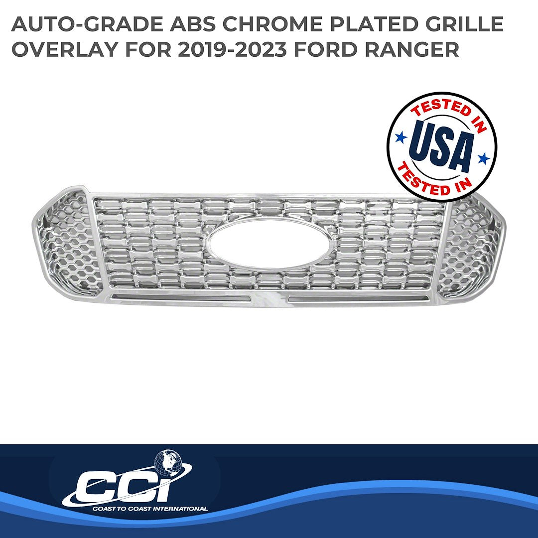 Coast To Coast GI169 Chrome Ranger Mesh Grille Overlay - image 3
