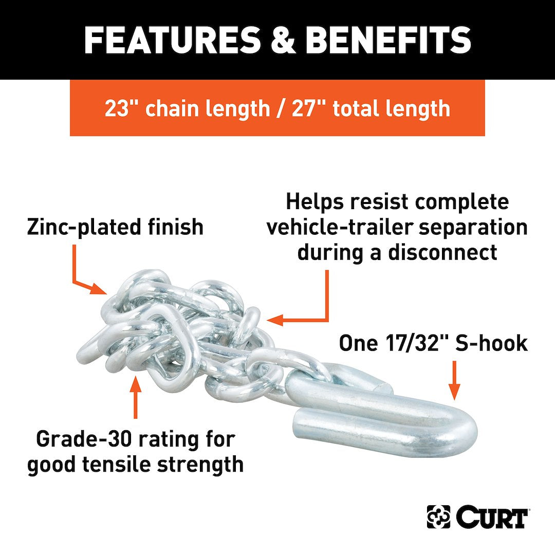 Curt 80300 Trailer Safety Chain - image 2