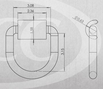 PACIFIC CARG O D-ring (Dr062) – Pin Size (In): Not Applicable