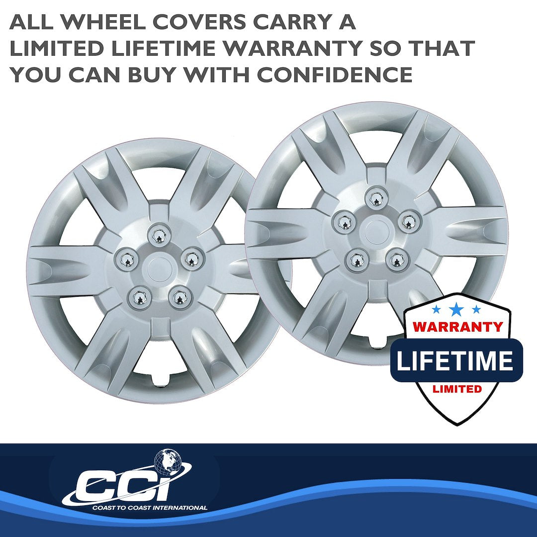 Coast To Coast B887216S Silver Altima Wheel Covers, 16-Inch - image 3