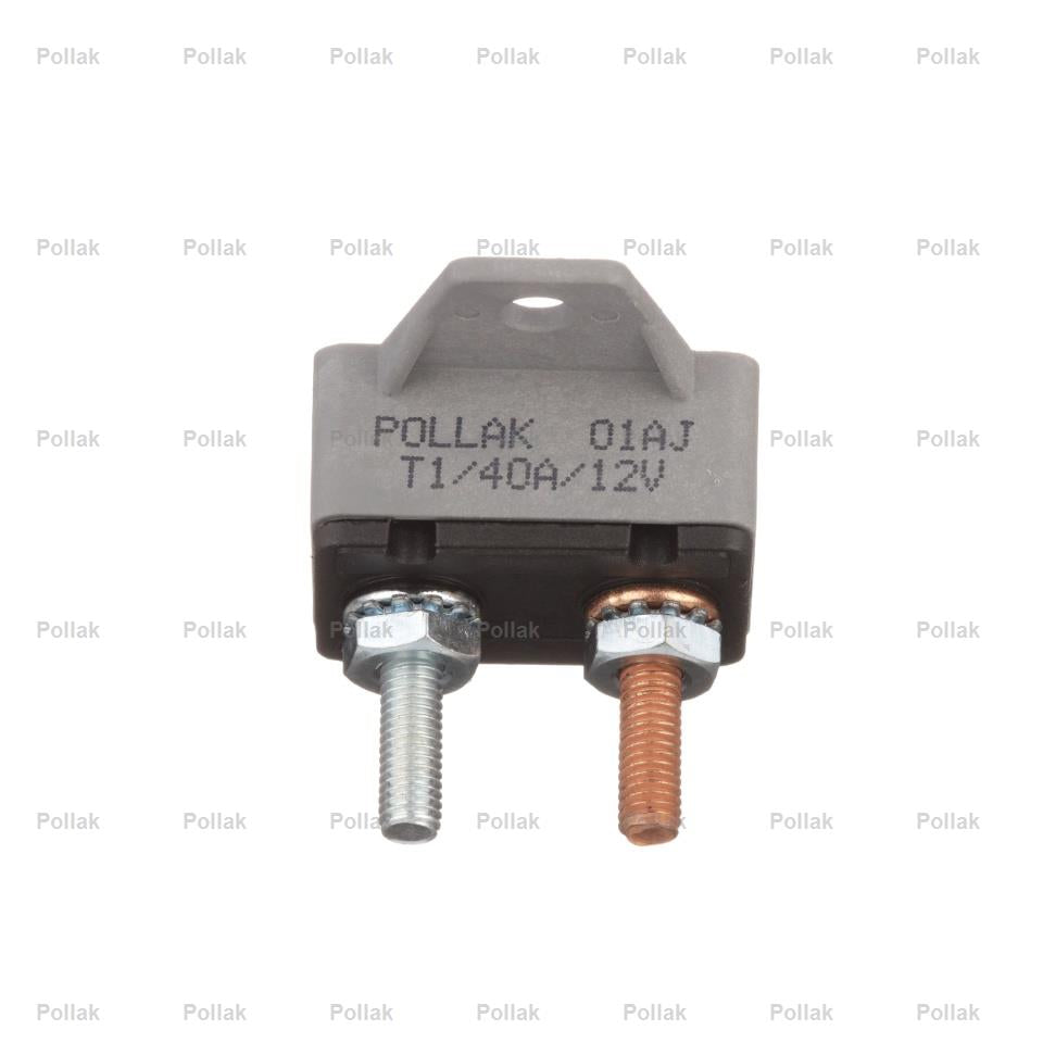 Pollak Type I 12 Volt 40 Amp Circuit Breaker (54240PLV)