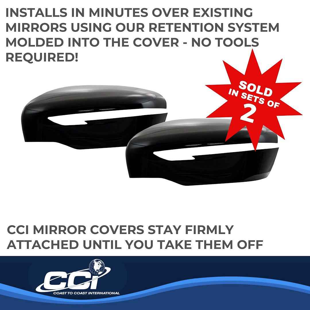 Coast To Coast MC67531RBK Rogue Black Replacement Mirror Tops