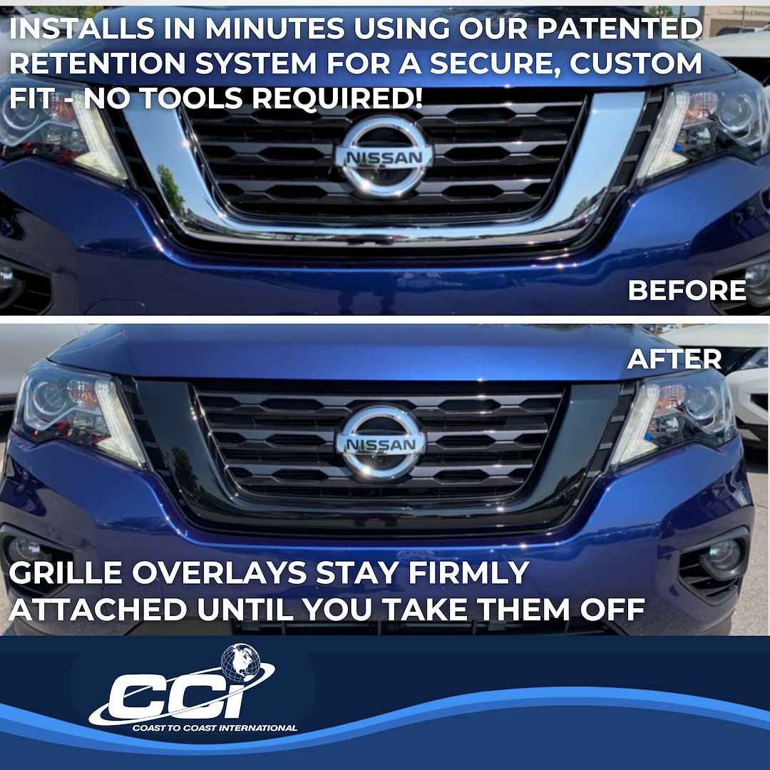 Coast To Coast GI501BLK Pathfinder Bar Grille Overlay