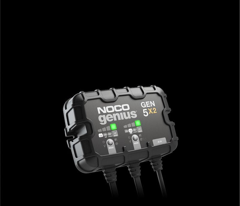 NOCO GEN5X2 2-Bank 10A Onboard Marine Battery Charger – 12V