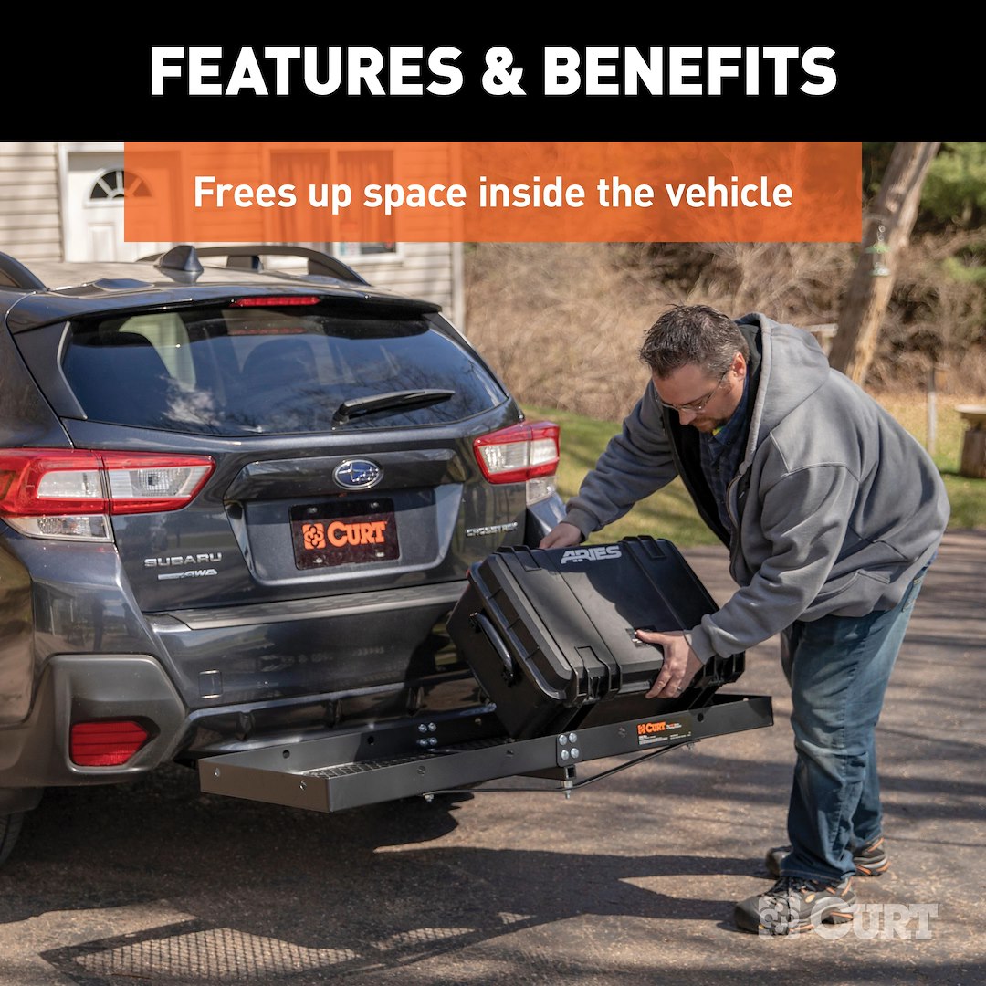 Curt 18110 Trailer Hitch Cargo Carrier - image 3
