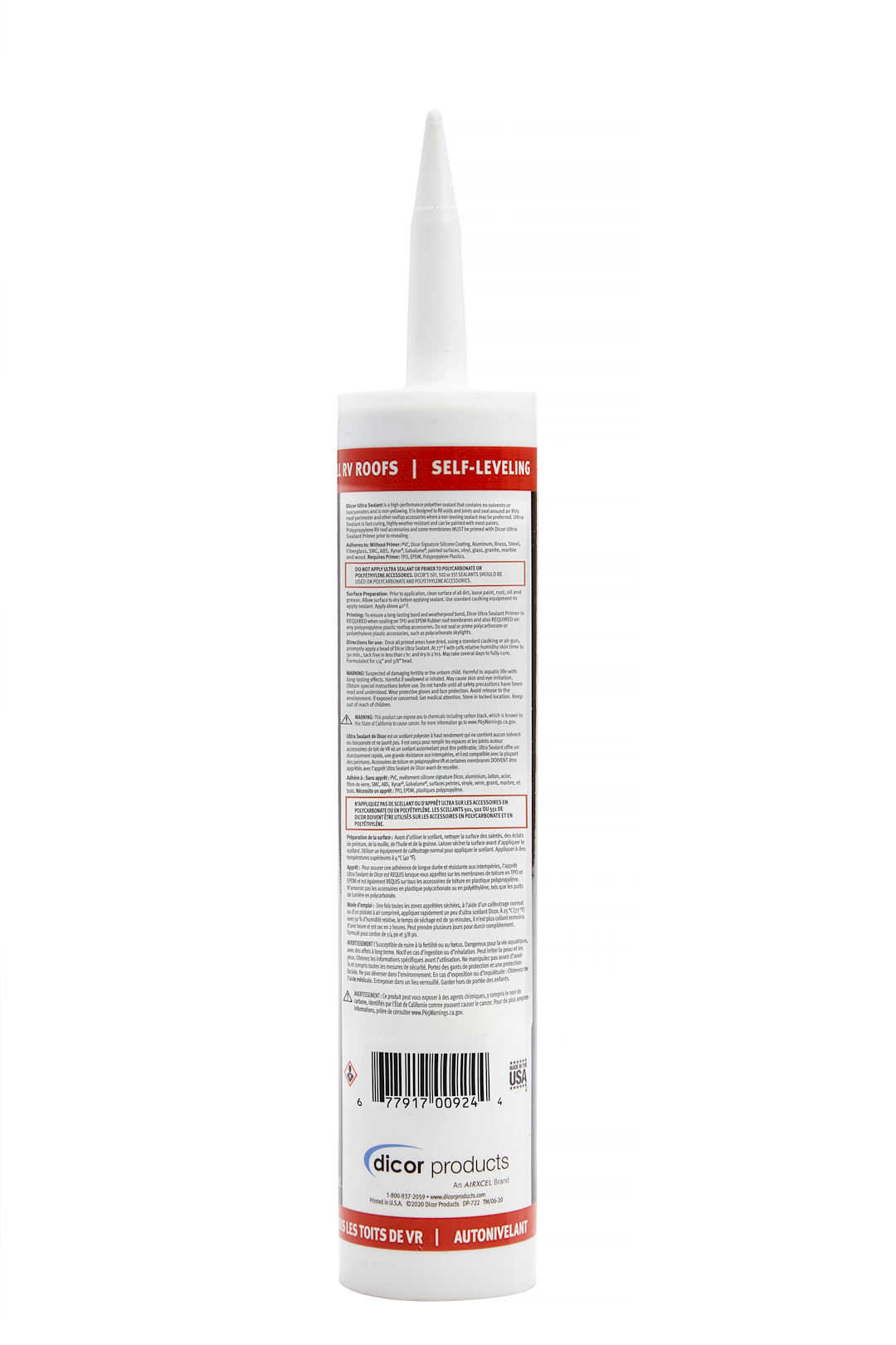 Dicor Corp. Roof Sealant (651SANST1) – Unit Size: 10 Ounce Tube