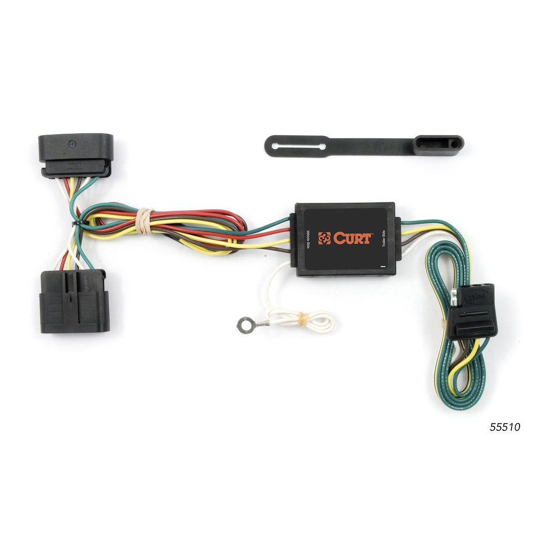 CURT Semi-universal 4 Flat Trailer Wiring Connector (55510)