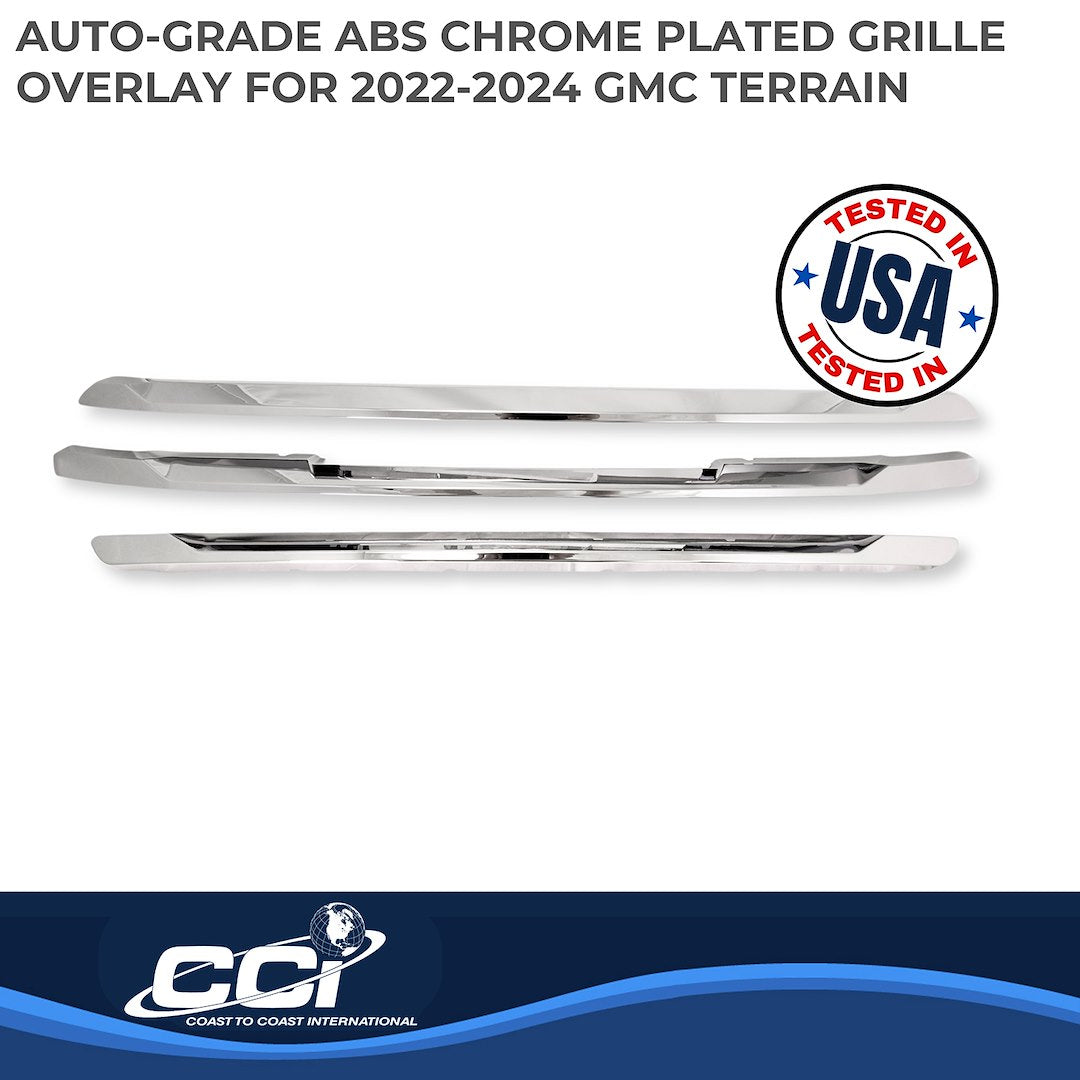 Coast To Coast GI191 Chrome Terrain SLE Bar Grille Overlay - image 2