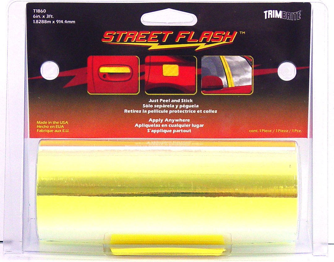 Trimbrite T1860 Yellow Street Flash Body Graphics
