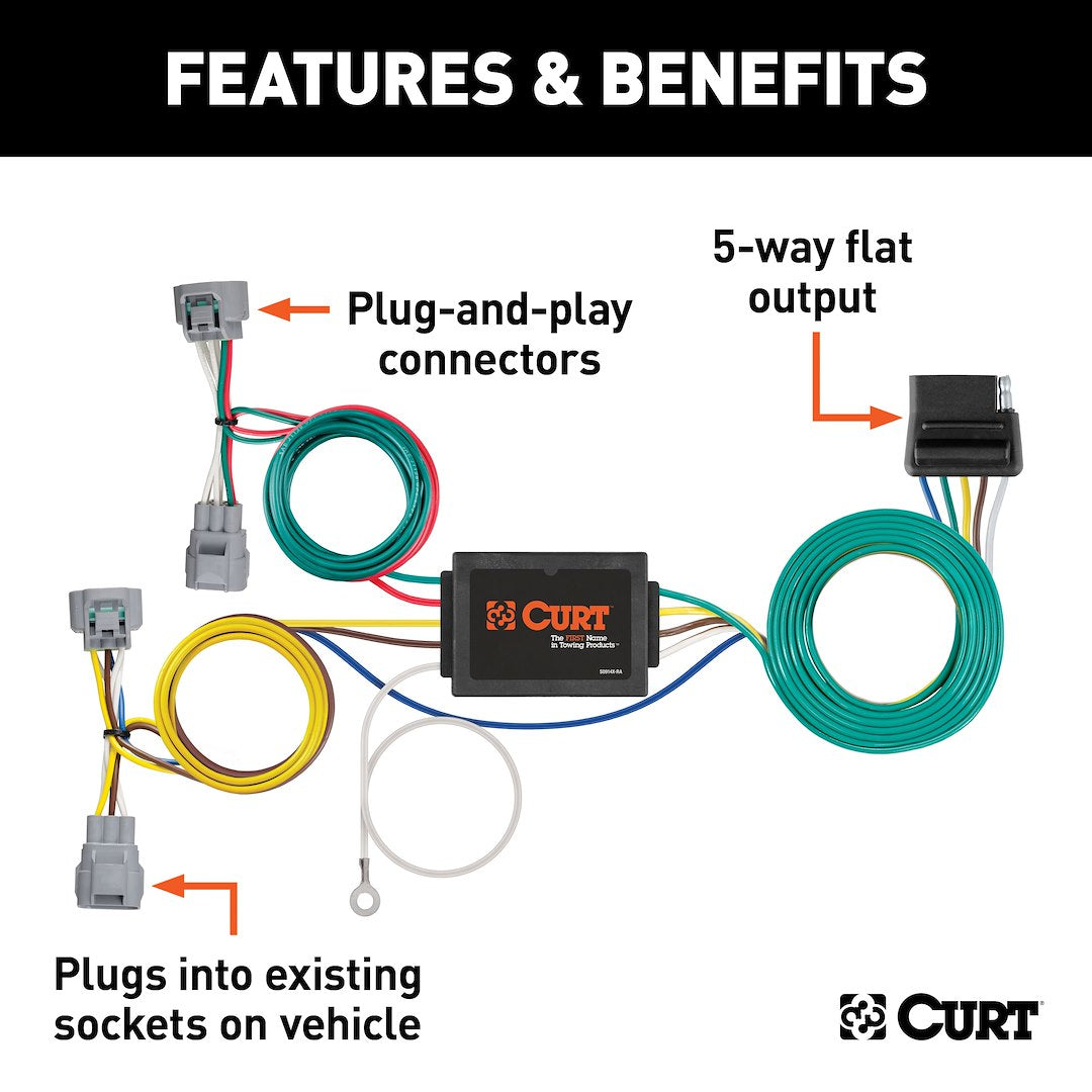 Curt 56513 Trailer Wiring Connector - image 2