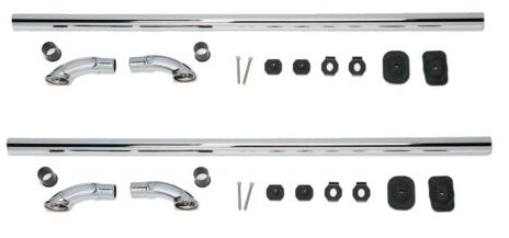 Putco 89864 Polished Round Tube Bed Side Rail